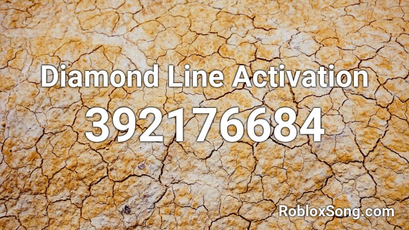 Diamond Line Activation Roblox ID
