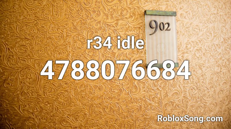 r34 idle Roblox ID