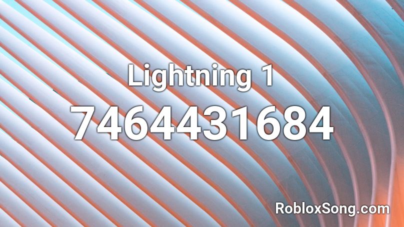 Lightning 1 Roblox ID