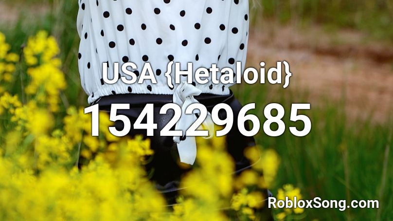 USA {Hetaloid} Roblox ID