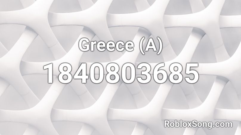 Greece (A) Roblox ID