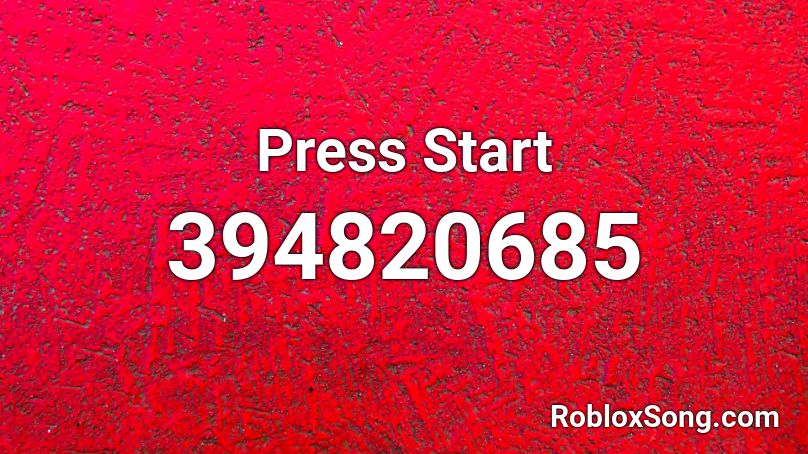 Press Start Roblox ID