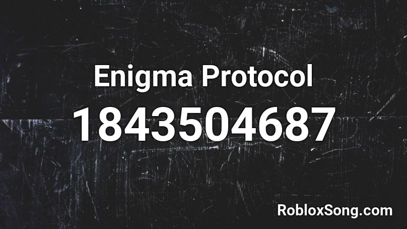 Enigma Protocol Roblox ID