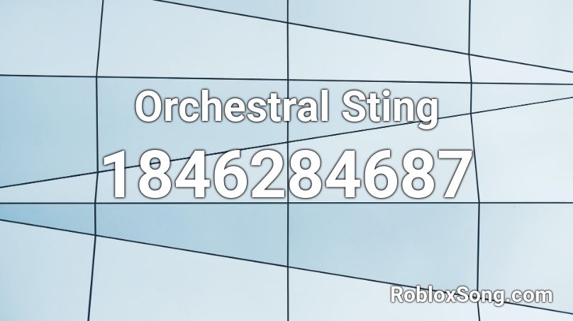 Orchestral Sting Roblox ID