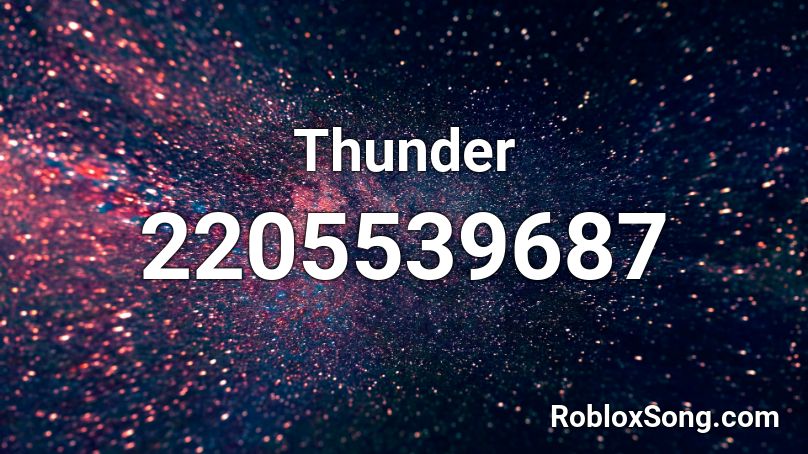 roblox music code for thunder