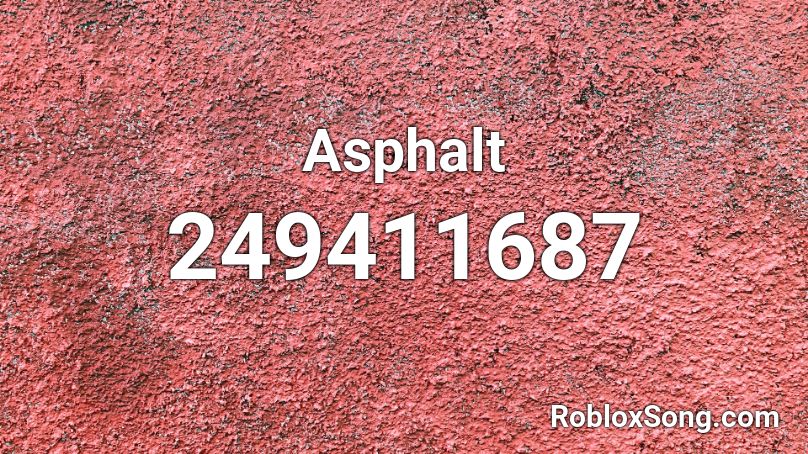 Asphalt  Roblox ID
