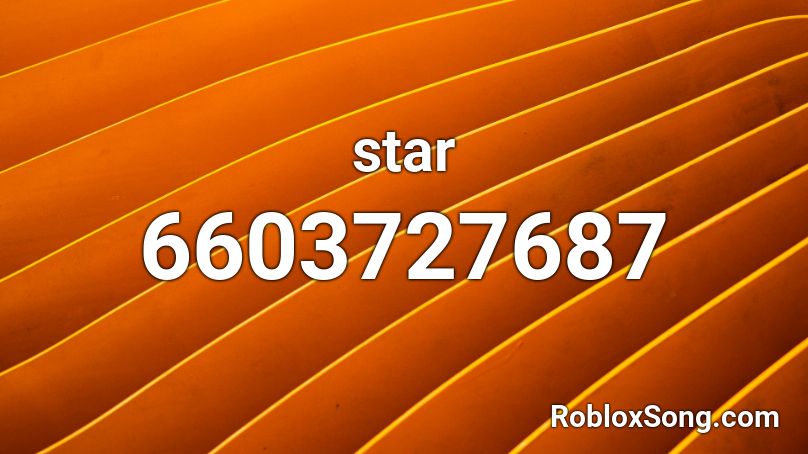 star Roblox ID