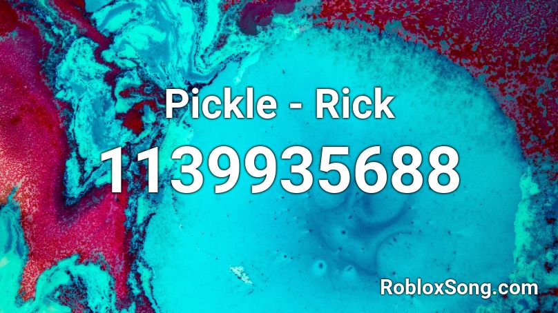 Pickle Rick Roblox Id