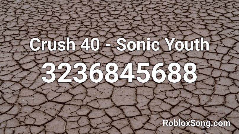 Crush 40 - Sonic Youth Roblox ID