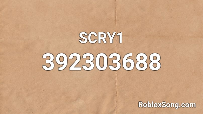 SCRY1 Roblox ID
