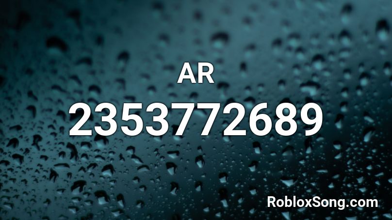 AR Roblox ID