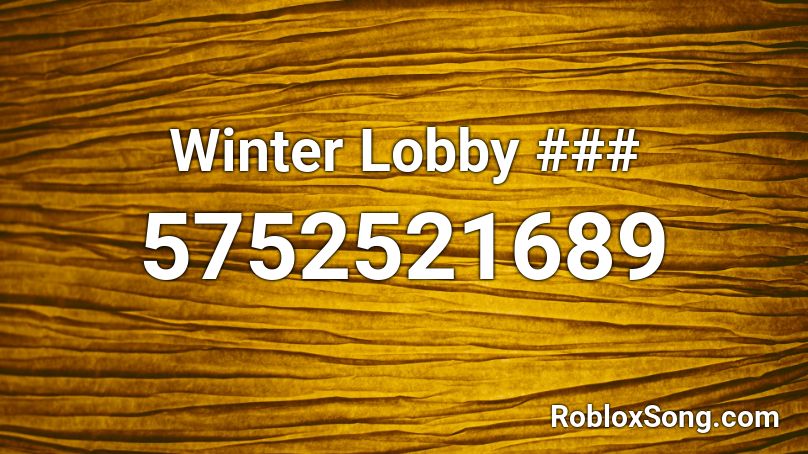 Tower Defense Simulator - Winter Lobby Roblox ID