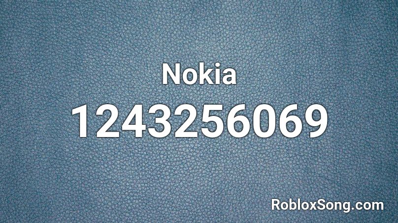 Nokia  Roblox ID