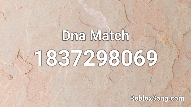 Dna Match Roblox ID