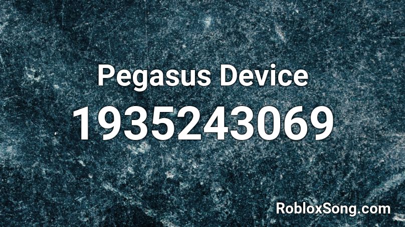 Pegasus Device Roblox ID