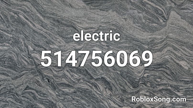 electric Roblox ID