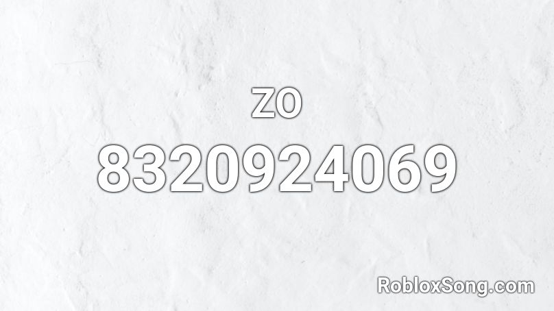 ZO  Roblox ID