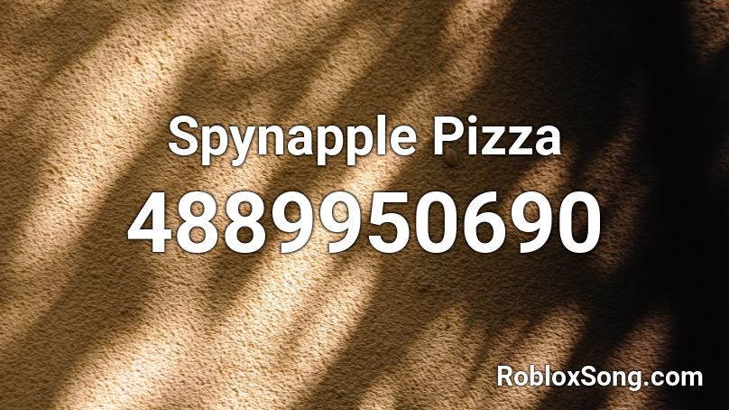 Spynapple Pizza Roblox ID
