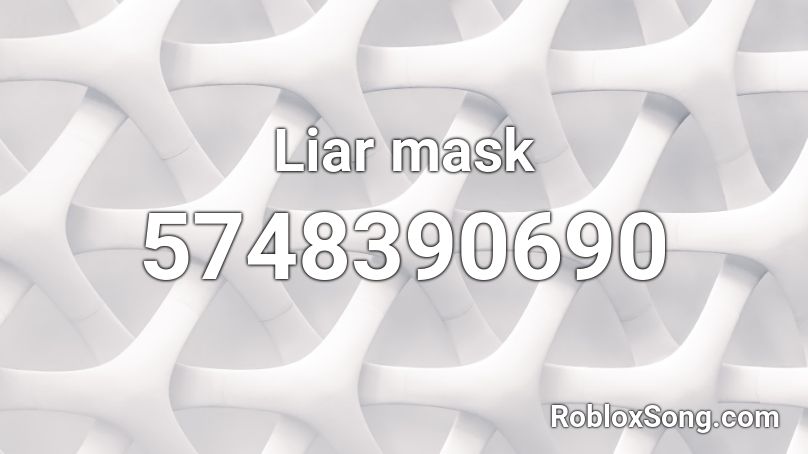 Liar mask Roblox ID