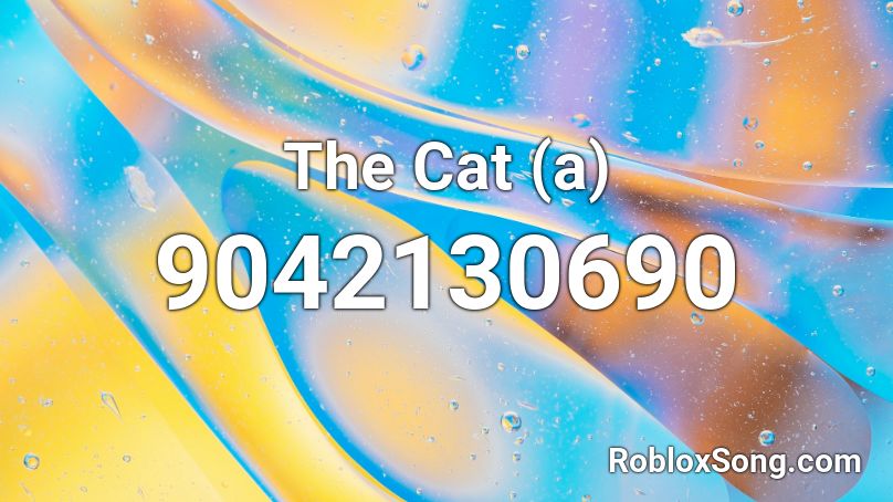 The Cat (a) Roblox ID