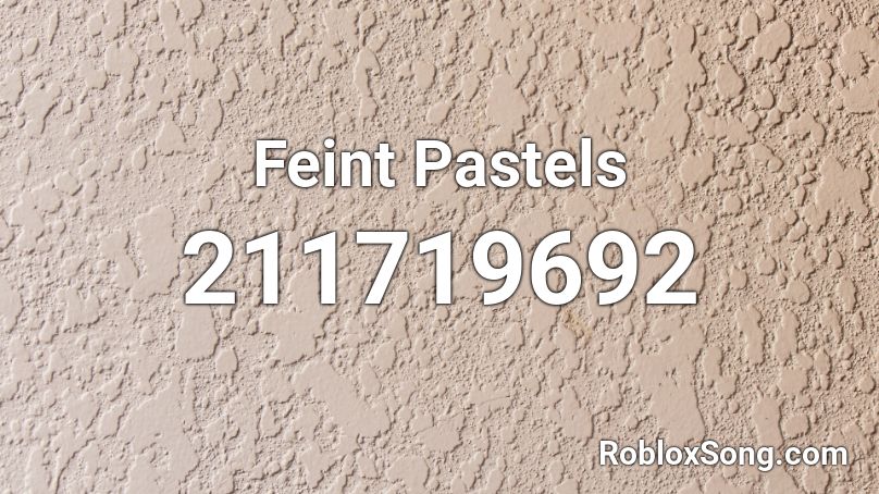 Feint Pastels Roblox ID