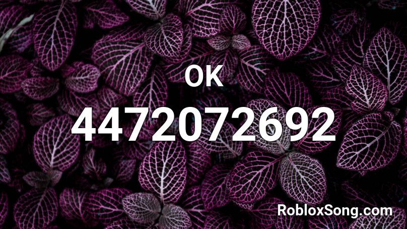 OK Roblox ID