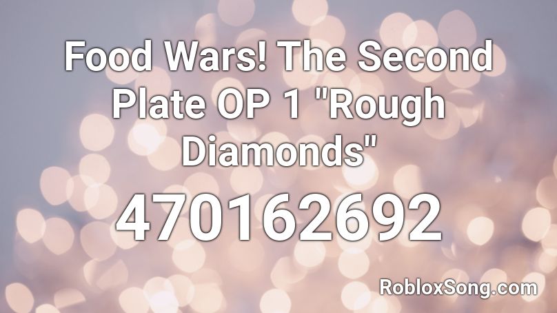 Food Wars! The Second Plate OP 1 