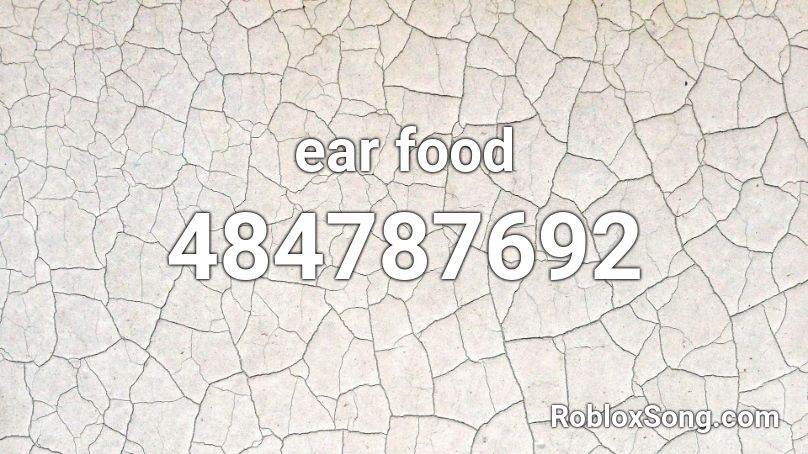 ear food Roblox ID