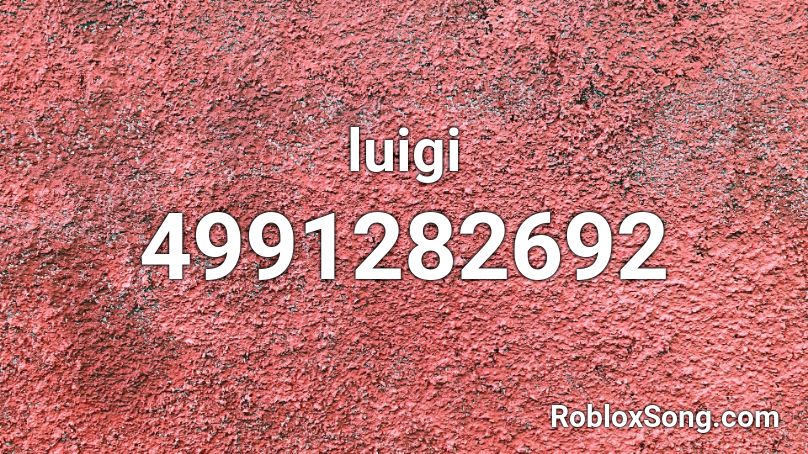 luigi Roblox ID