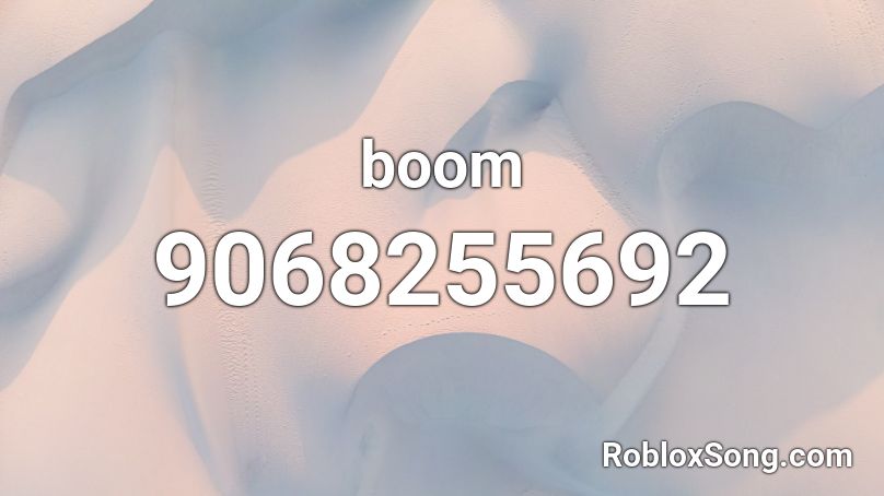 boom Roblox ID