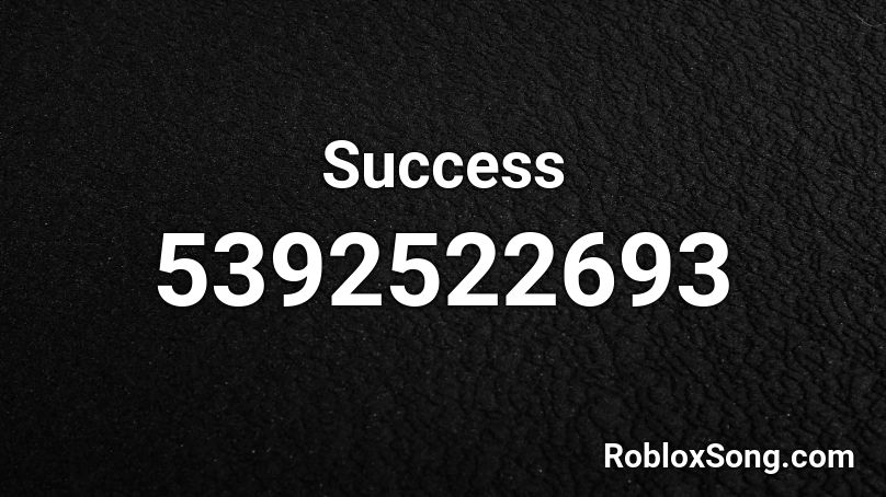 Success Roblox ID