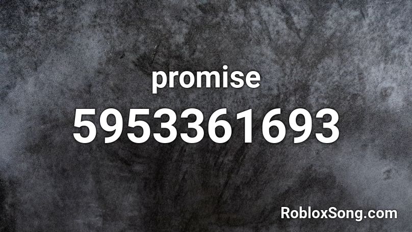 promise Roblox ID