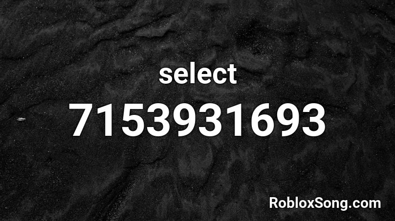 select Roblox ID