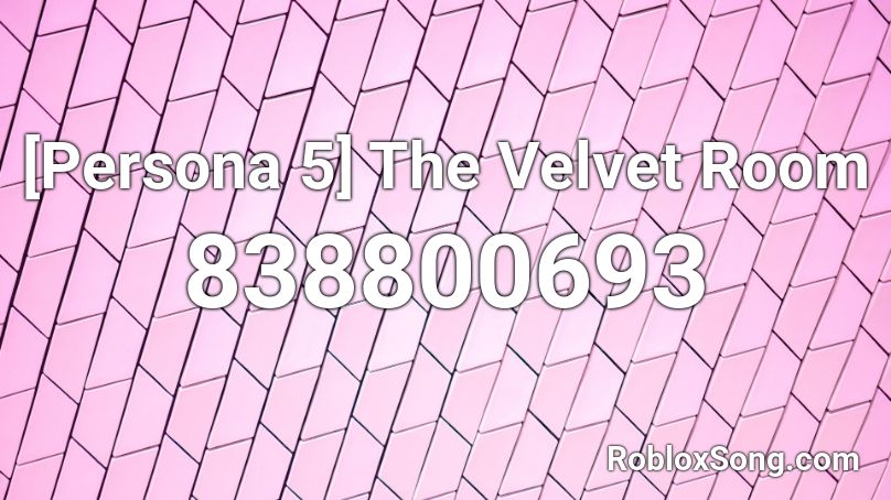 [Persona 5] The Velvet Room Roblox ID