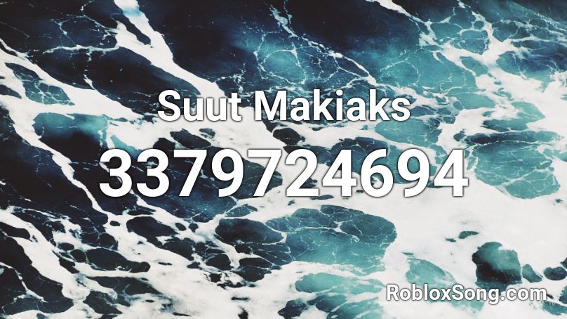 Suut Makiaks Roblox ID