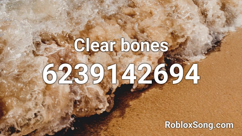 Clear bones Roblox ID