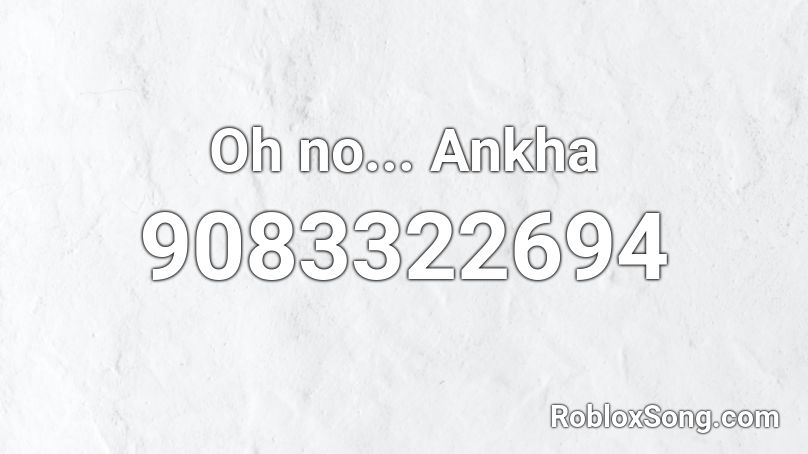 Oh no... Ankha Roblox ID