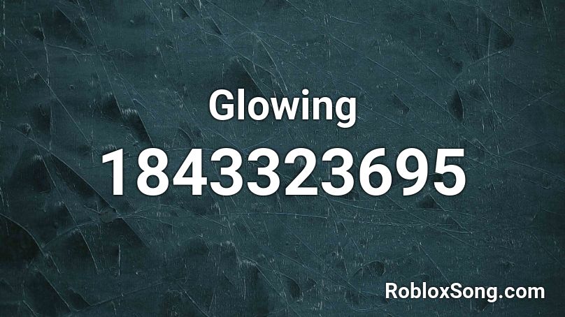Glowing Roblox ID