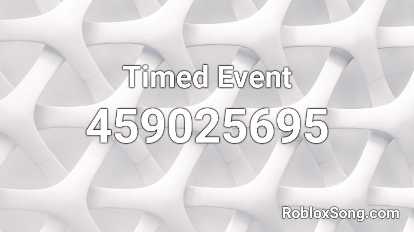 Timed Event Roblox ID