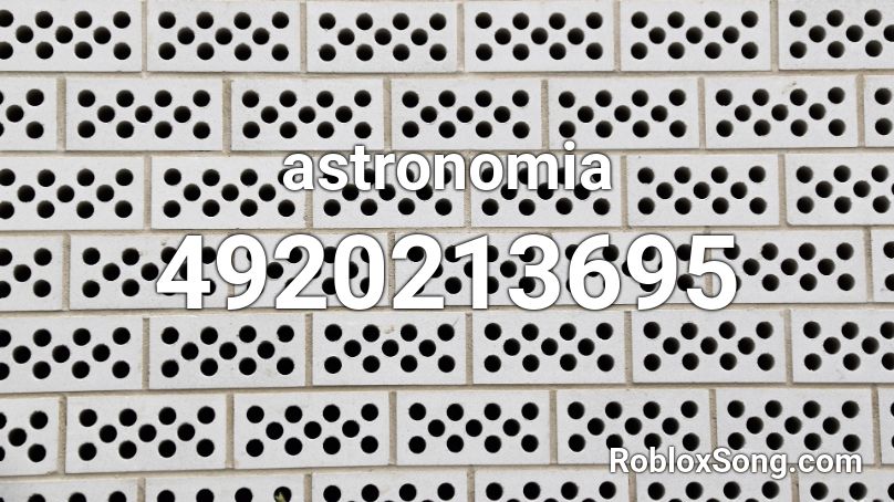 astronomia Roblox ID