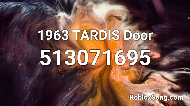 1963 TARDIS Door Roblox ID