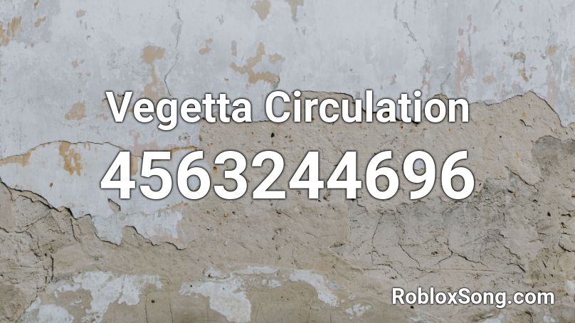 Vegetta Circulation   Roblox ID