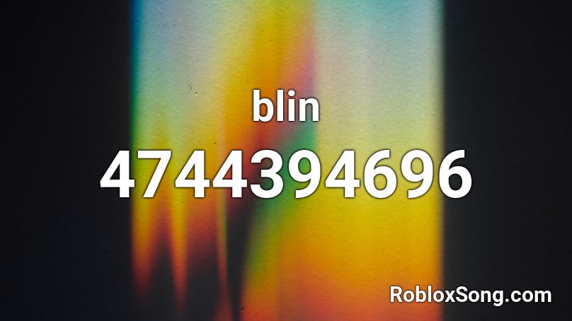blin Roblox ID