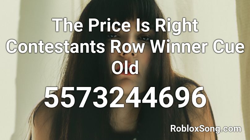 The Price Is Right Contestants Row Winner Cue Old Roblox ID