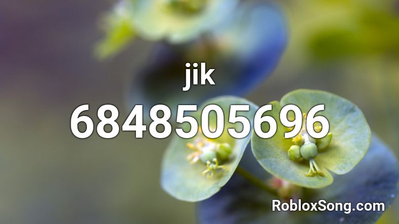 jik Roblox ID