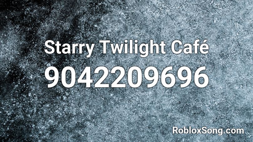 Starry Twilight Café Roblox ID