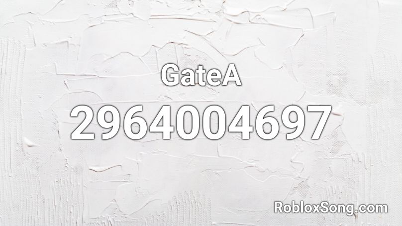 GateA Roblox ID