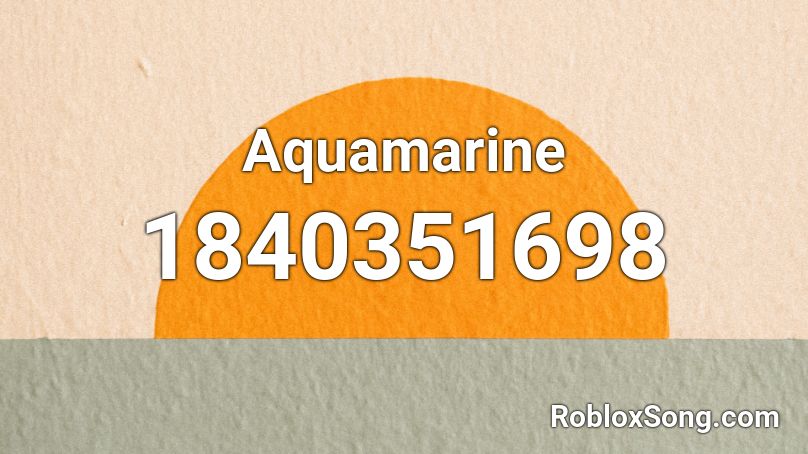 Aquamarine Roblox ID