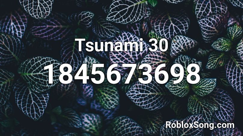 Tsunami 30 Roblox ID