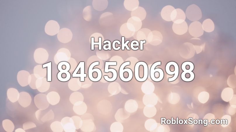 Hacker Roblox ID